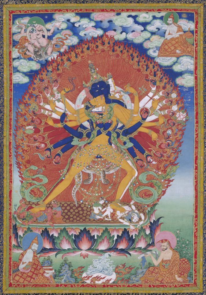 图片[1]-Wheel Buddha Thangka-China Archive